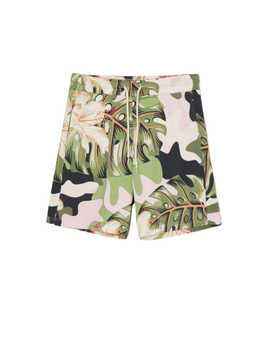 CROPP zöld mintás rövidnadrág