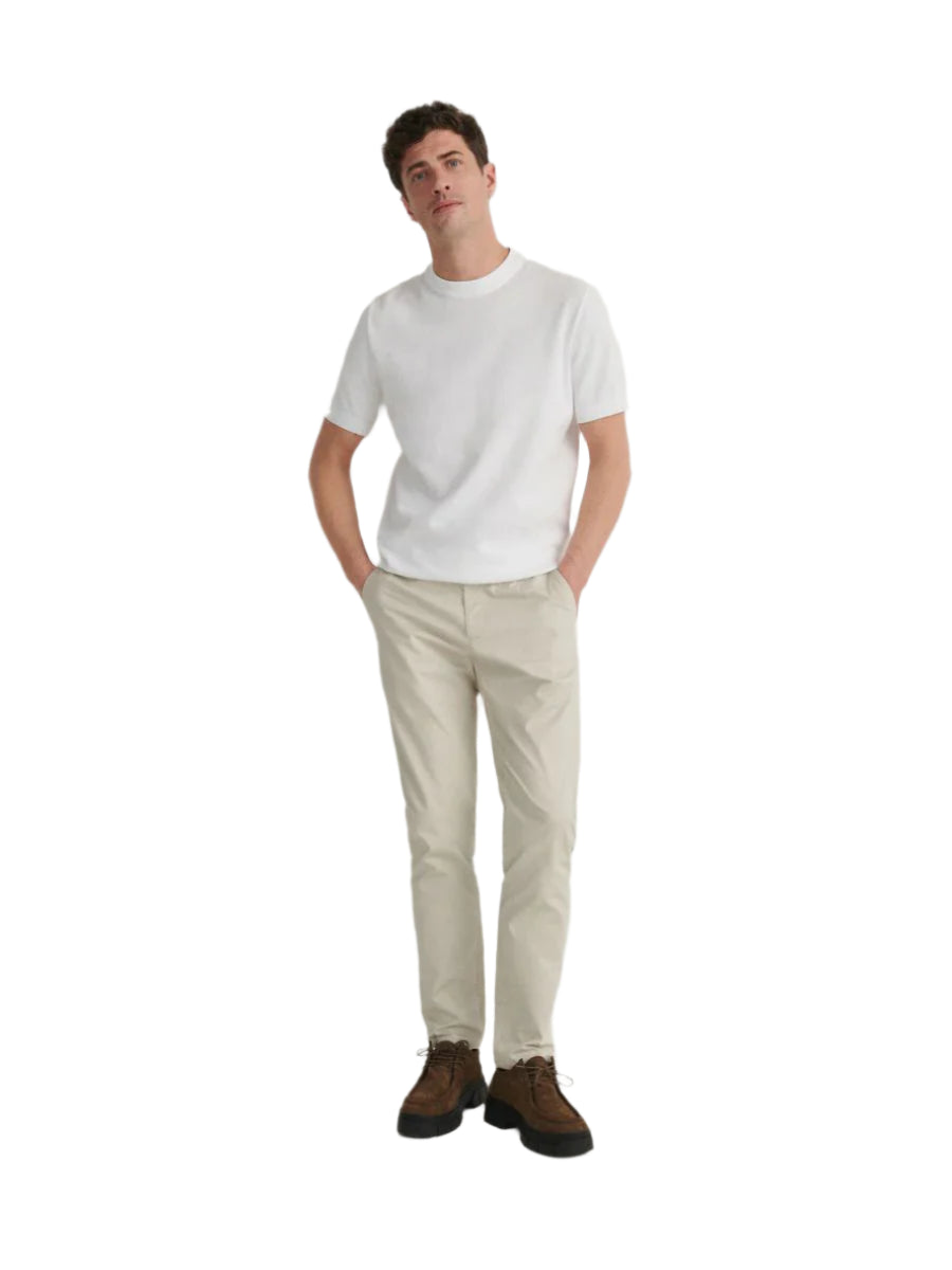 RESERVED törtfehér slim fit chino nadrág