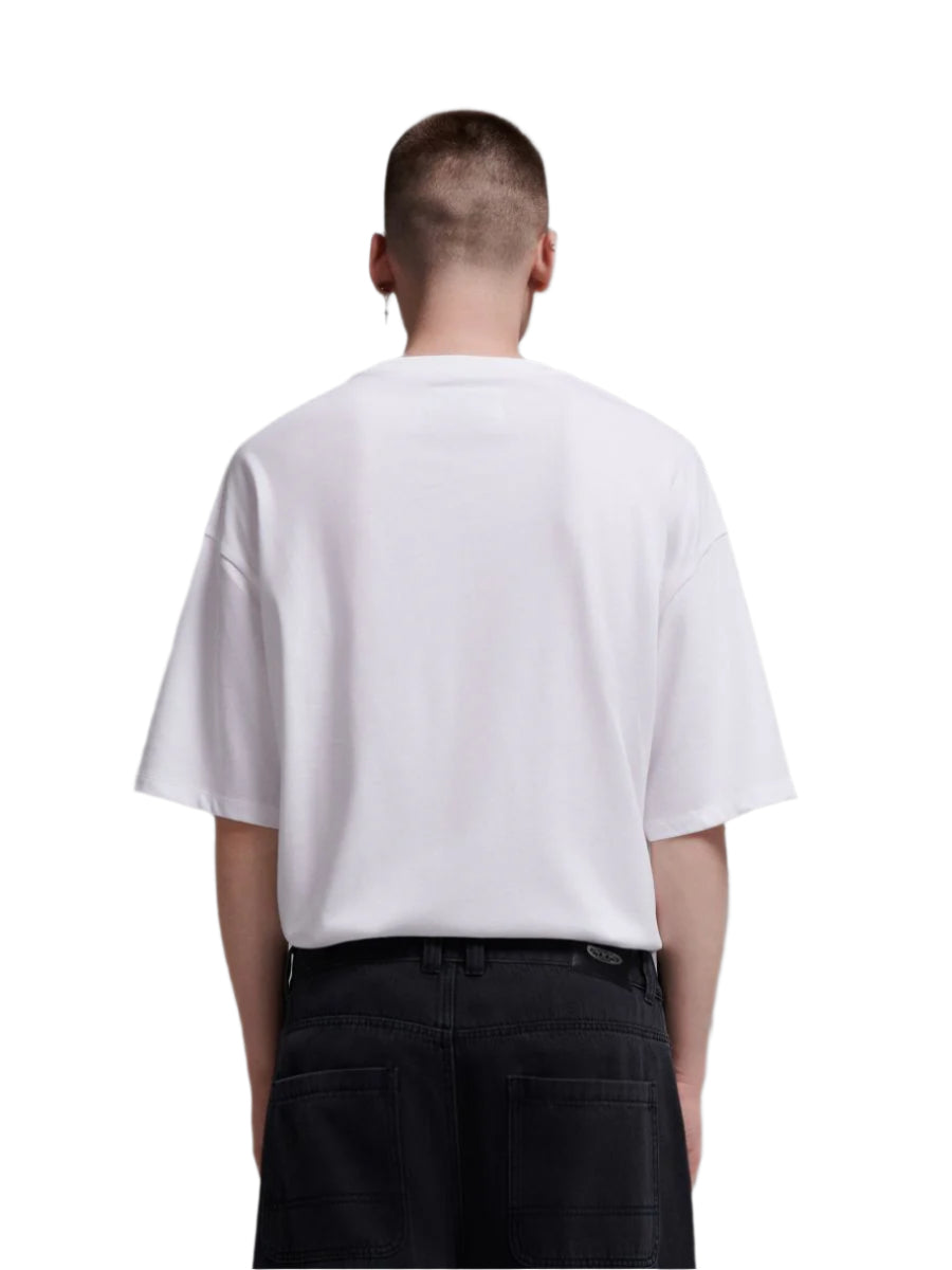 HOUSE BRAND fehér oversized grafikai póló