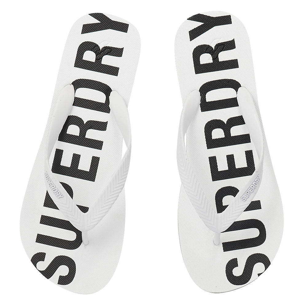 SUPERDRY fehér férfi papucs