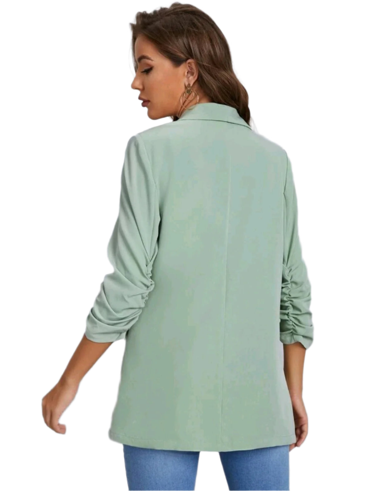 SHE zöld elegáns blézer