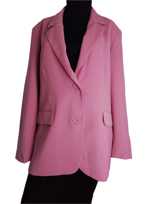 PULL&BEAR rózsaszín elegáns blézer