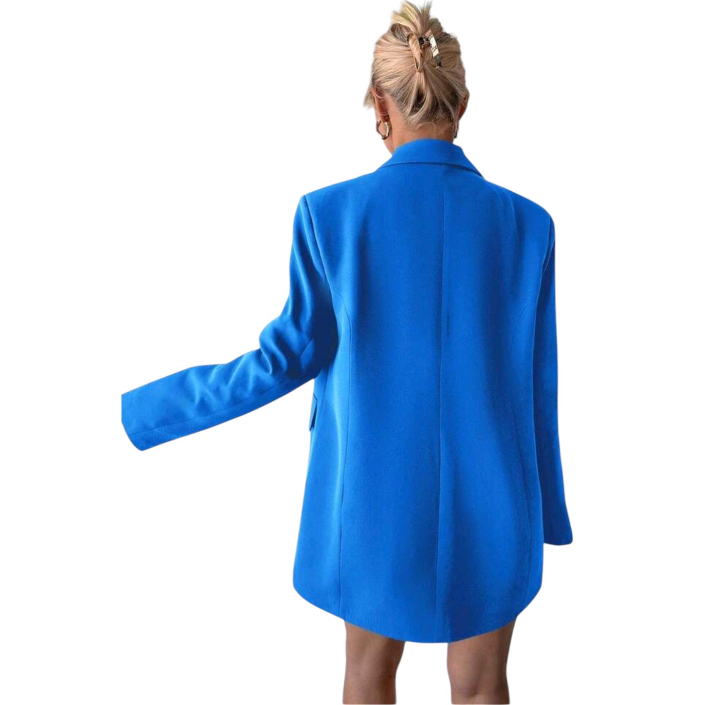 SHE kék oversized blézer