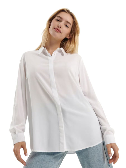 HOUSE BRAND fehér oversized ing