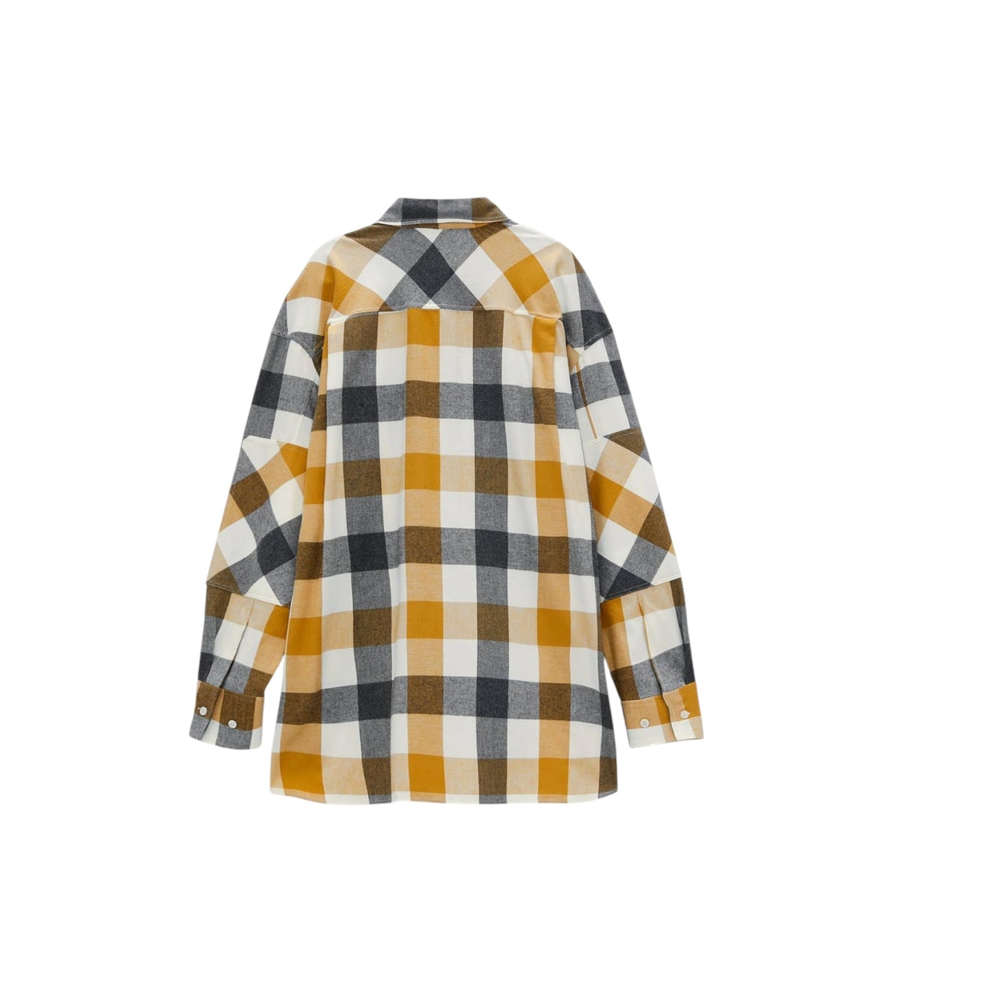 ZARA sárga kockás oversize ing