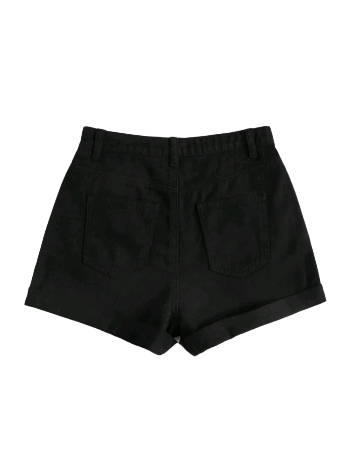 SHE fekete hajtott farmer short