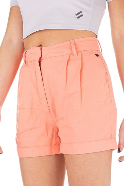 SUPERDRY barack magas derekú rövidnadrág