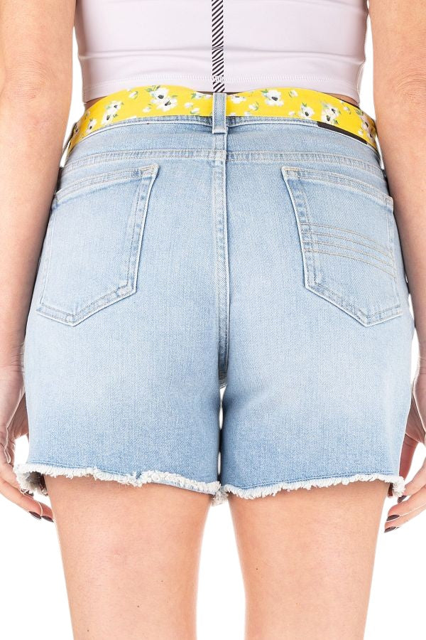 CALVIN KLEIN világoskék öves farmer rövidnadrág