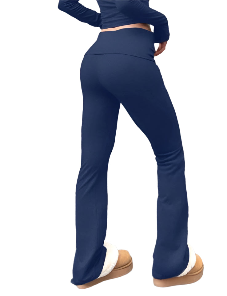 SHE sötétkék trapéz fazonú leggings