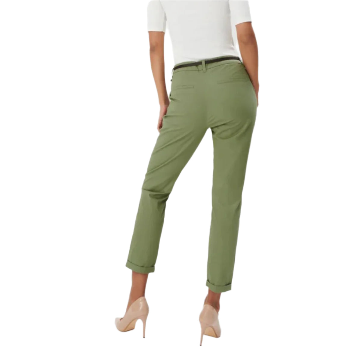 MOHITO khaki szűkített szárú chino nadrág