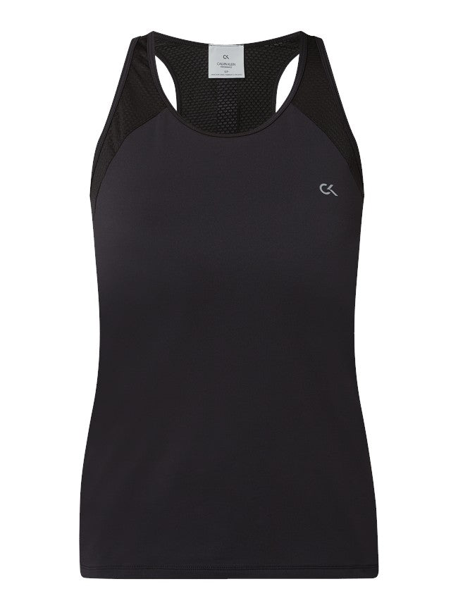 CALVIN KLEIN fekete hálós hátú sport trikó