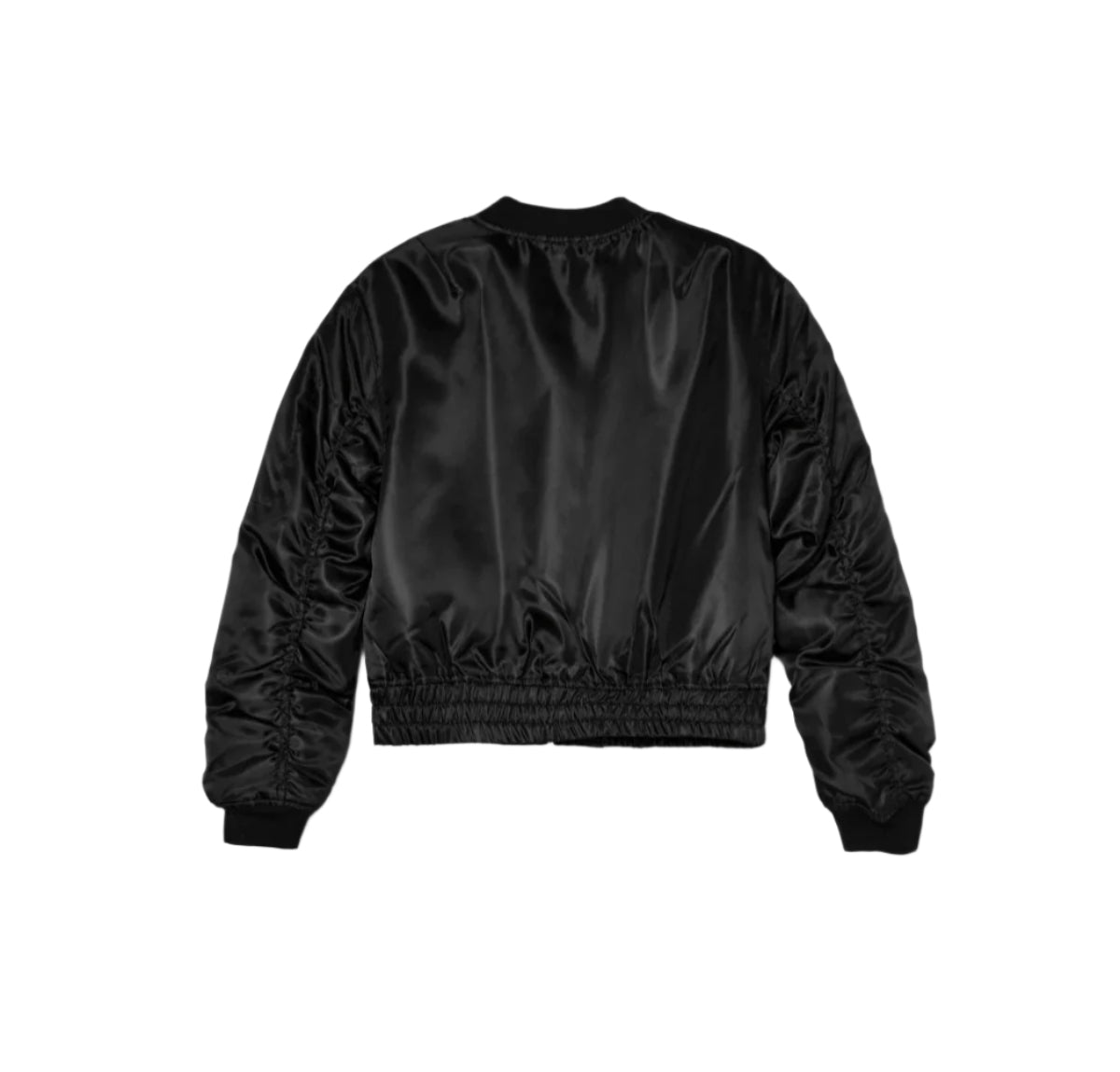 CROPP fekete fényes bomber dzseki