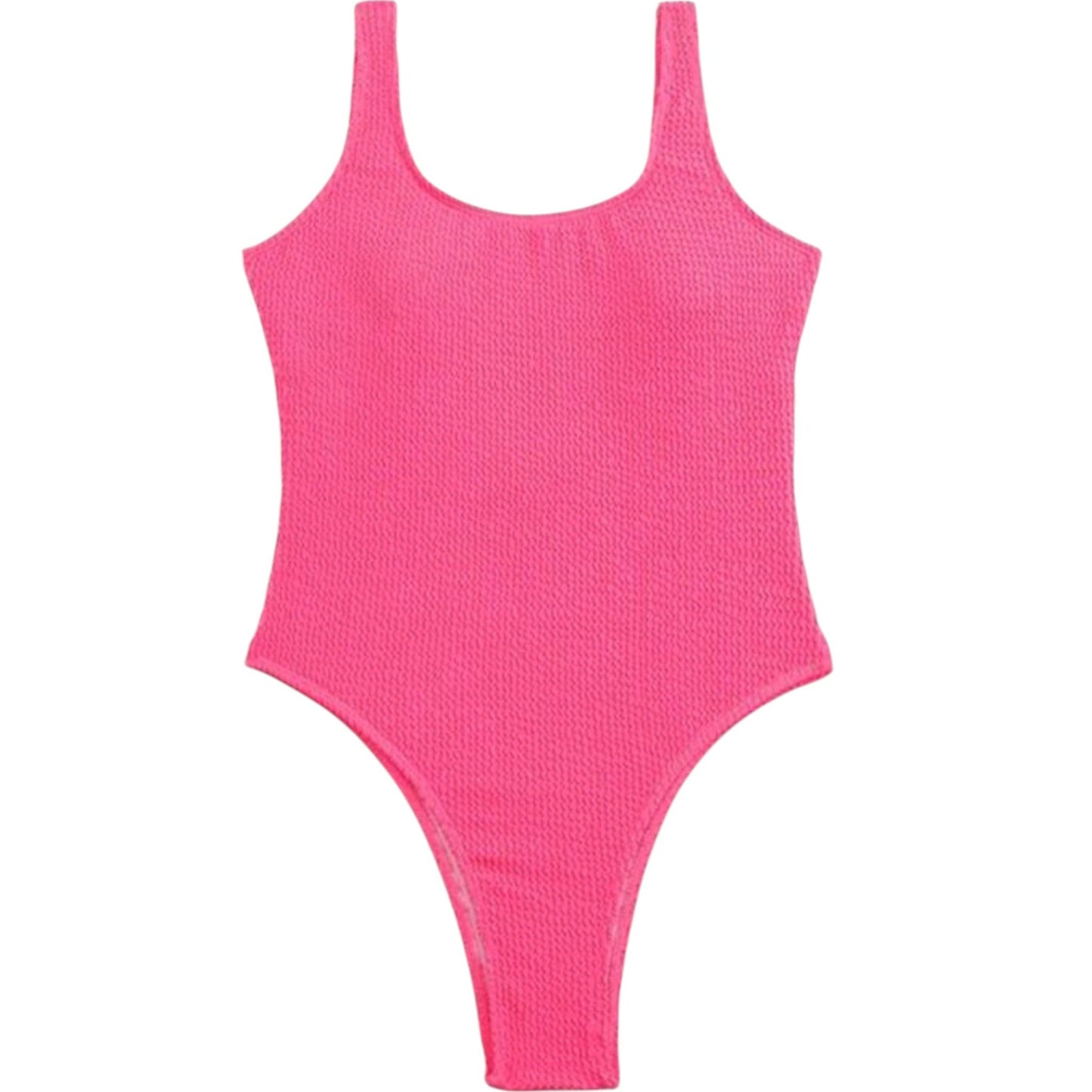 SHE pink bordázott egyrészes fürdőruha