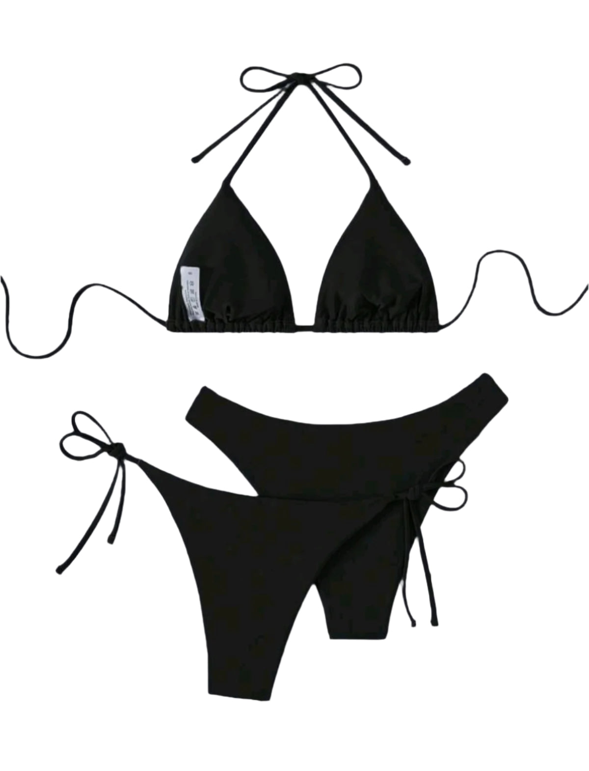 SHE fekete háromszög fazonú bikini