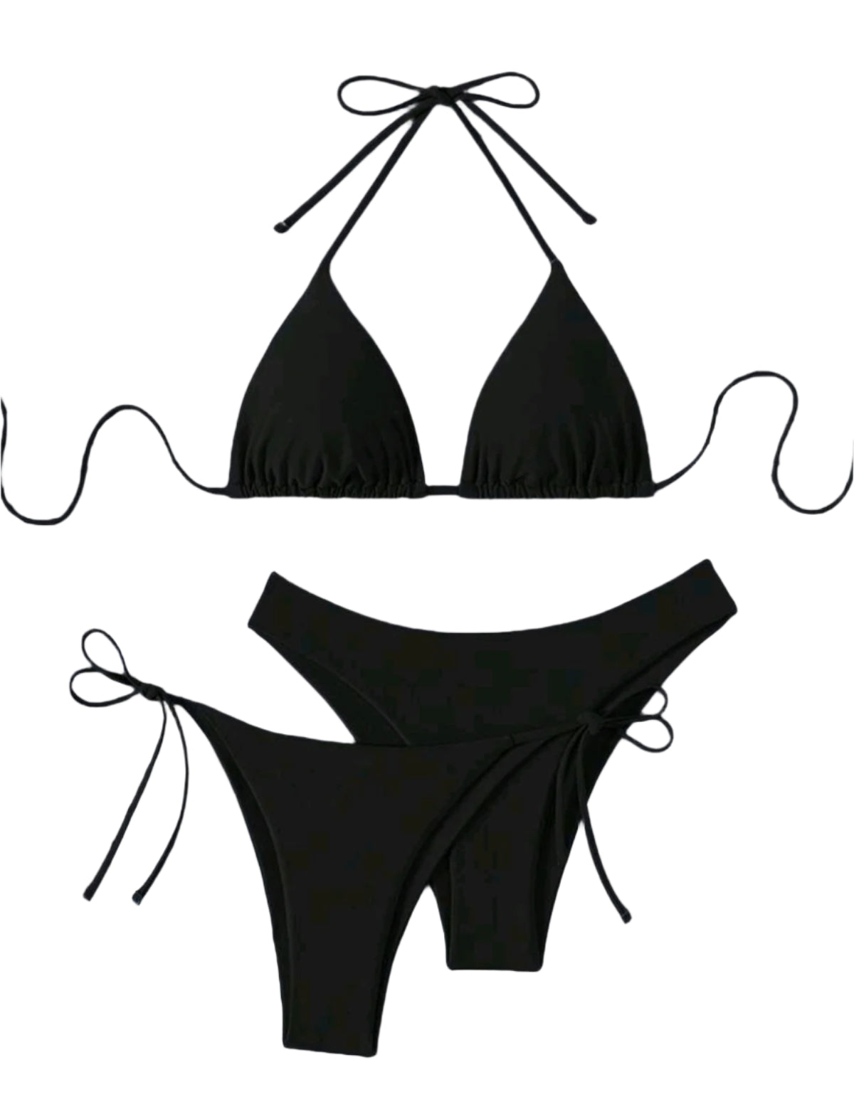 SHE fekete háromszög fazonú bikini