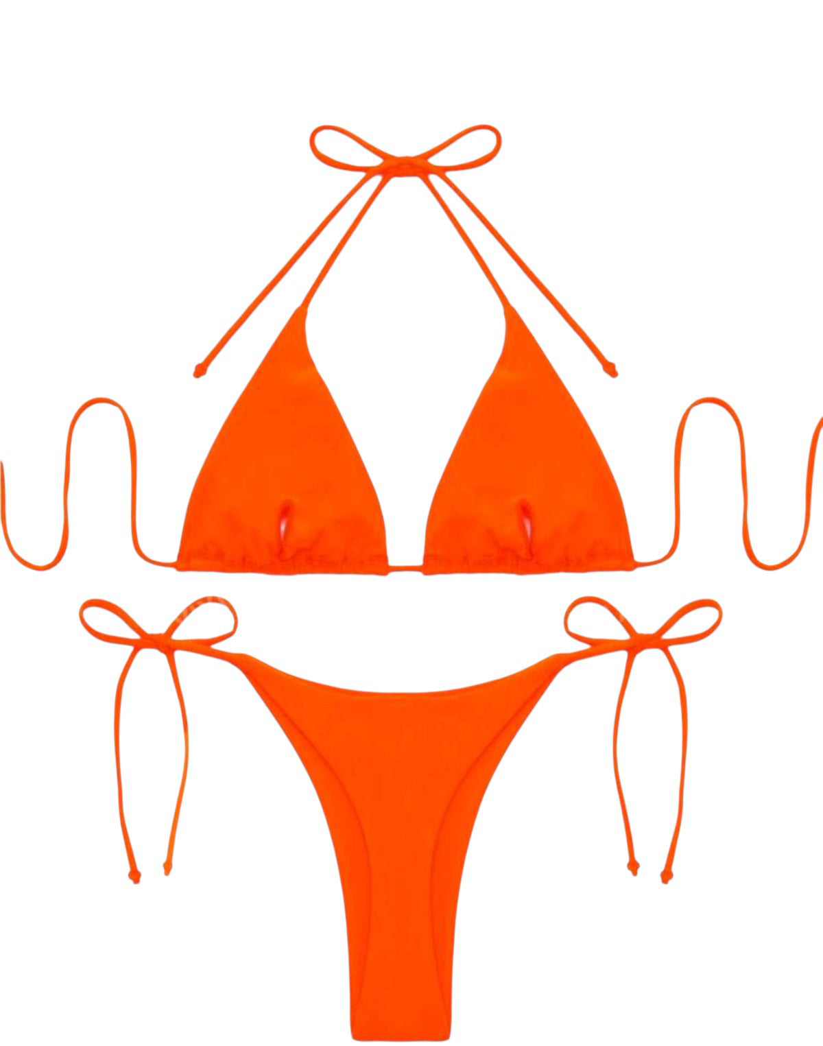 SHE narancssárga háromszög kétrészes bikini