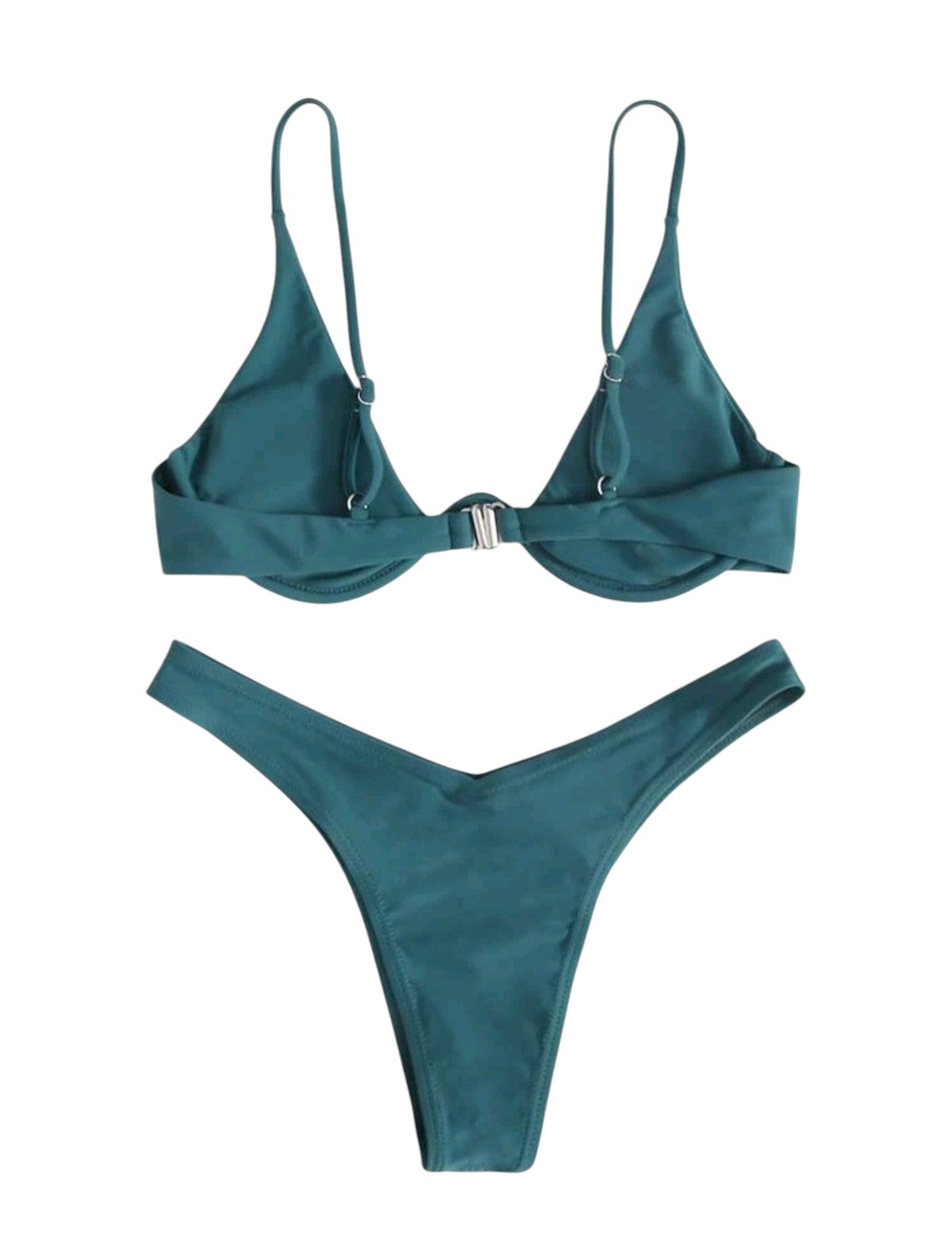 SHE türkiz merevítős kétrészes bikini