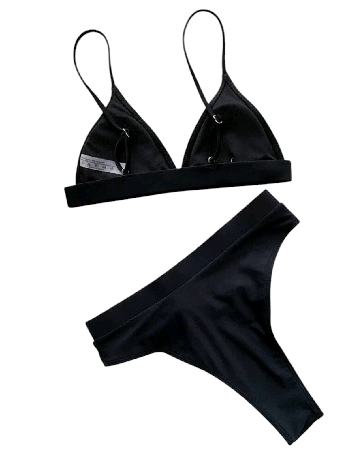 SHE fekete magas derekú bikini