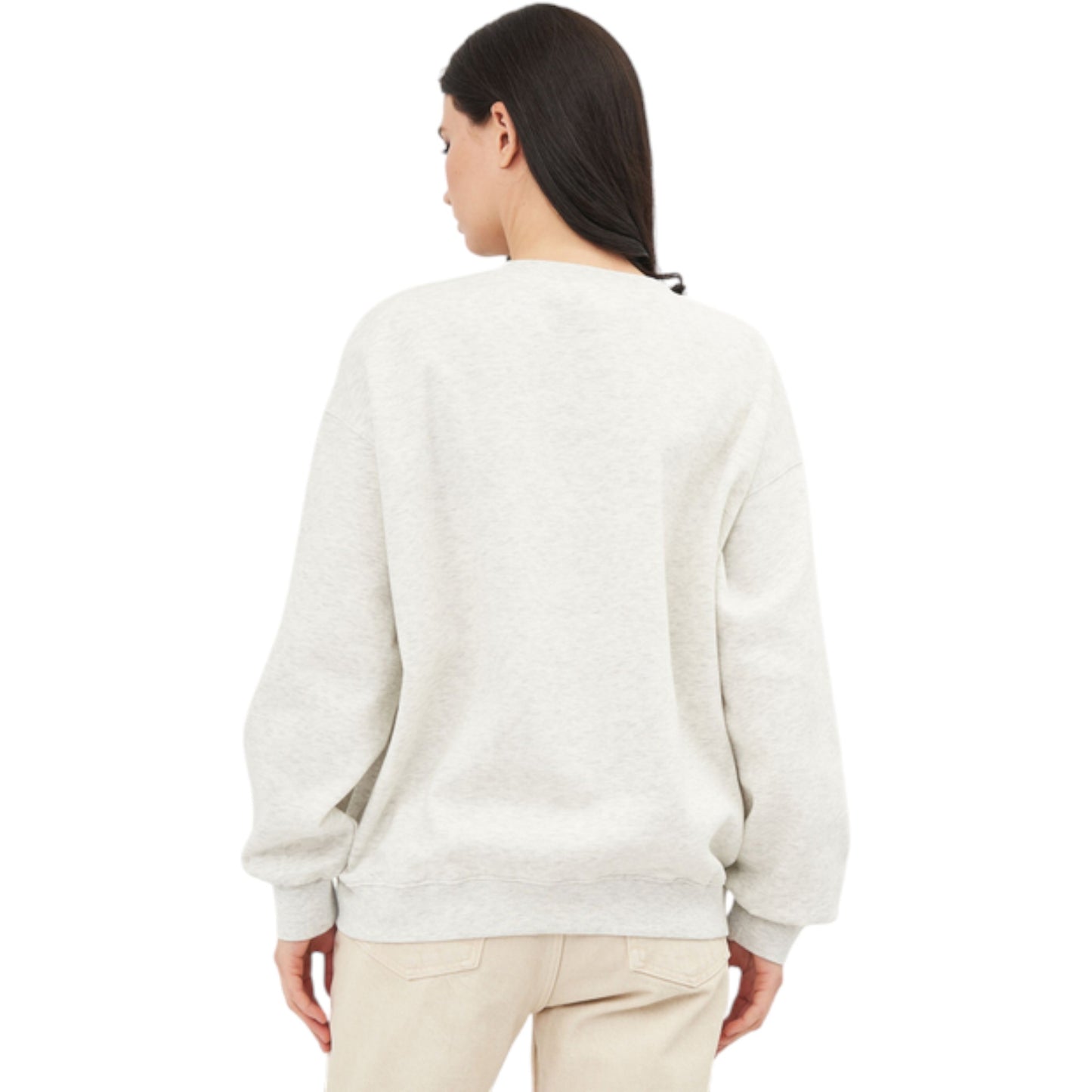 H&M világosszürke feliratos pulóver