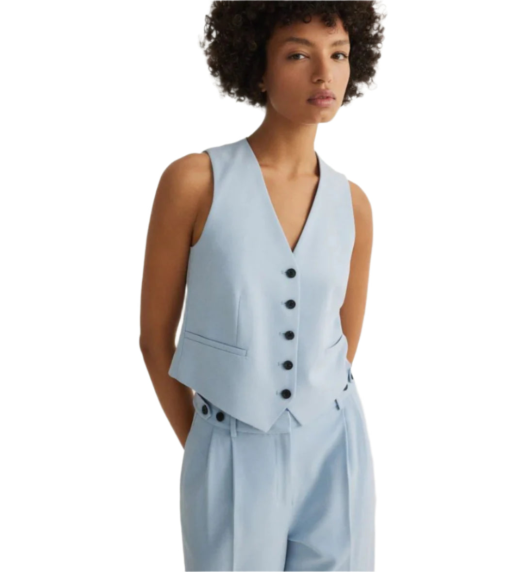 RESERVED világoskék elegáns mellény