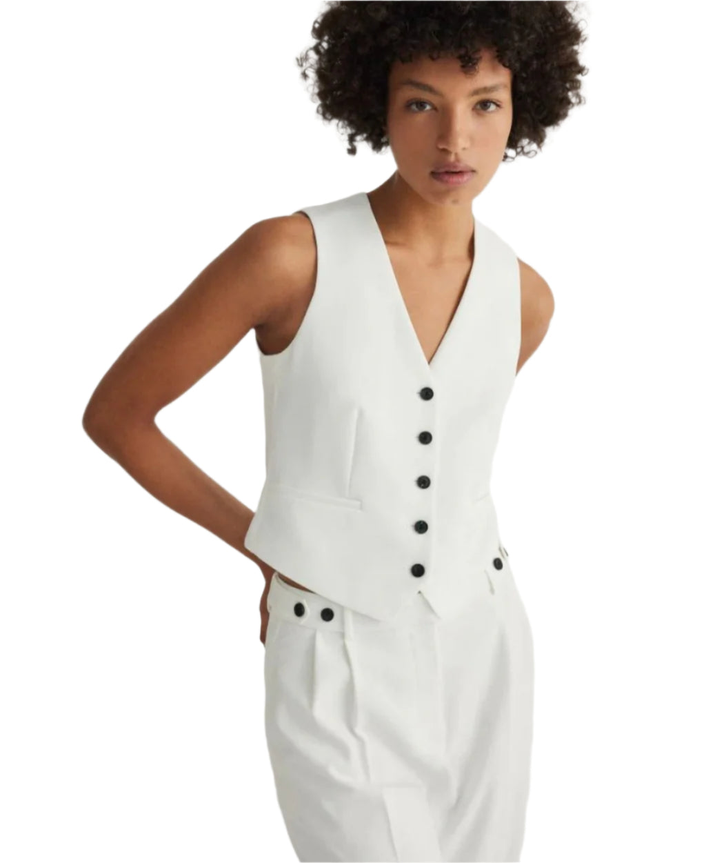 RESERVED fehér mellény