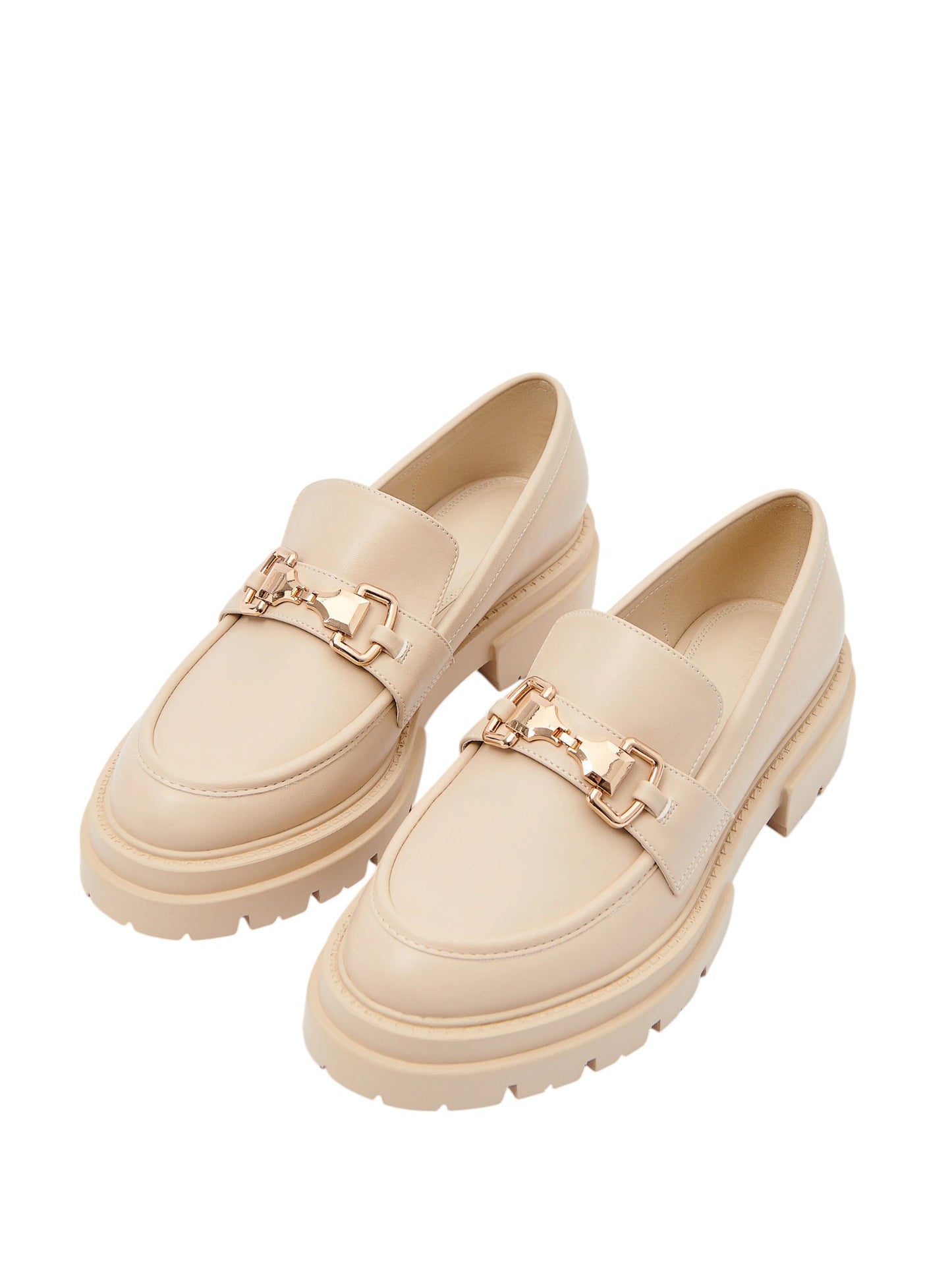 MOHITO bézs láncos platform loafer