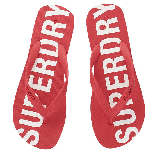 SUPERDRY piros férfi papucs