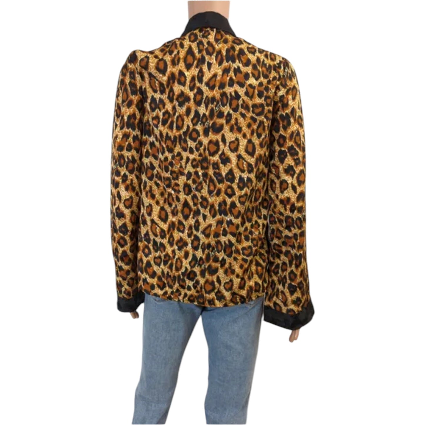 ASOS barna leopárdmintás kimono felső