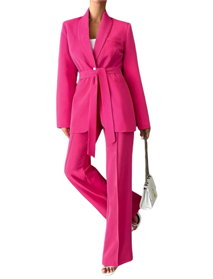 SHE pink elegáns blézer és nadrág szett