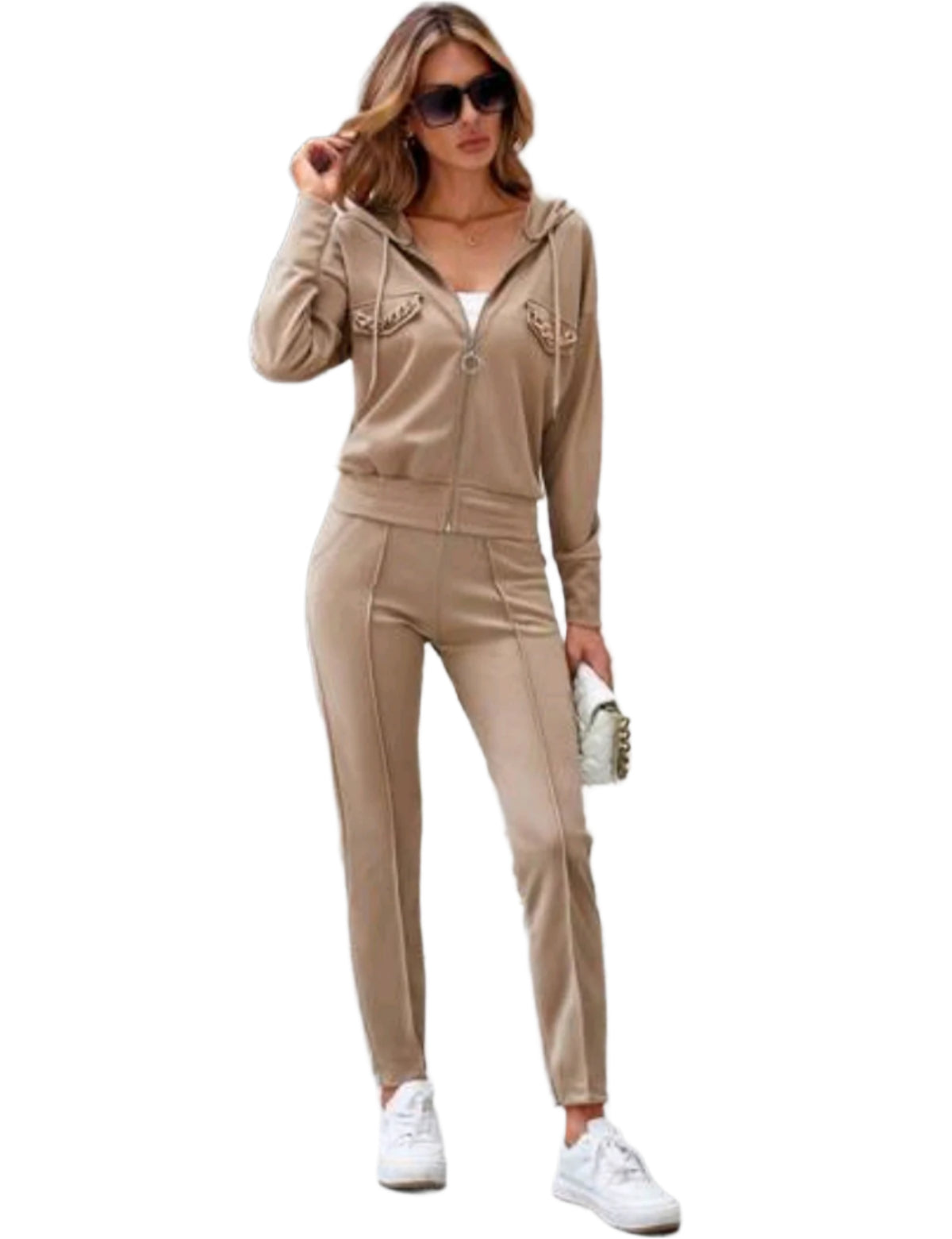 SHE bézs sportos szett