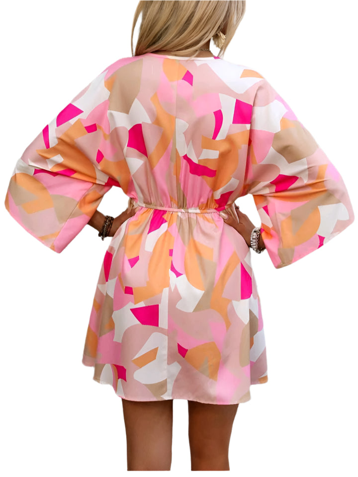 SHE színes batikolt ruha