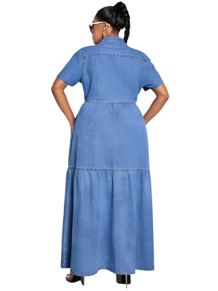 SHE hosszú farmer ruha