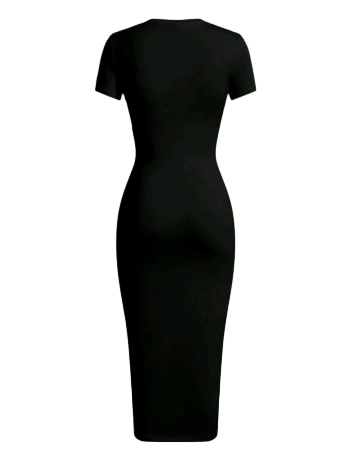 SHE fekete sportos testhezálló ruha