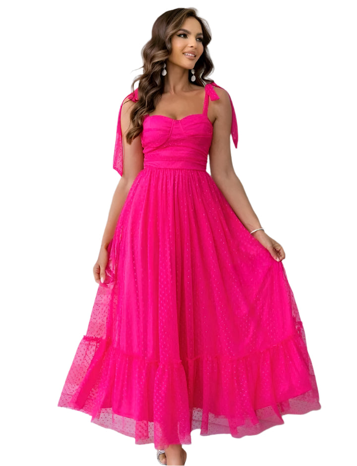 SHE pink tüll masnis maxi ruha