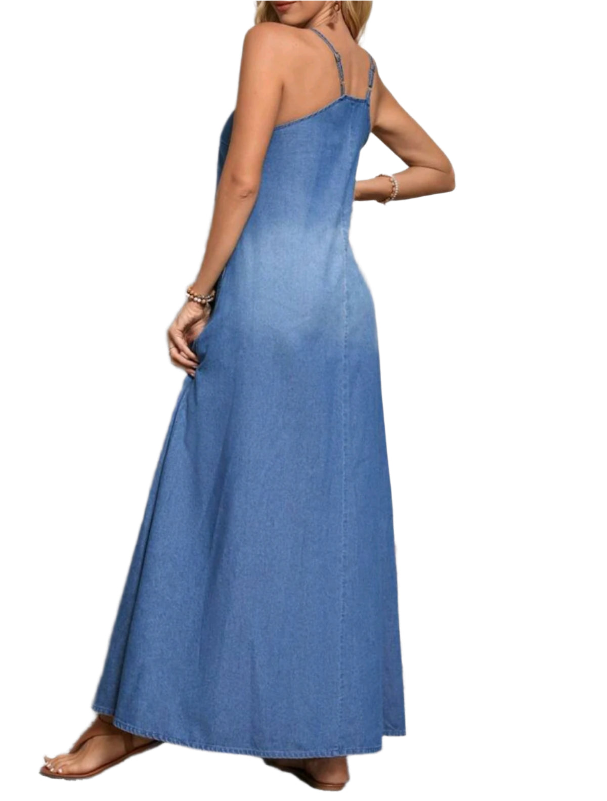 SHE világoskék bő szabású ruha