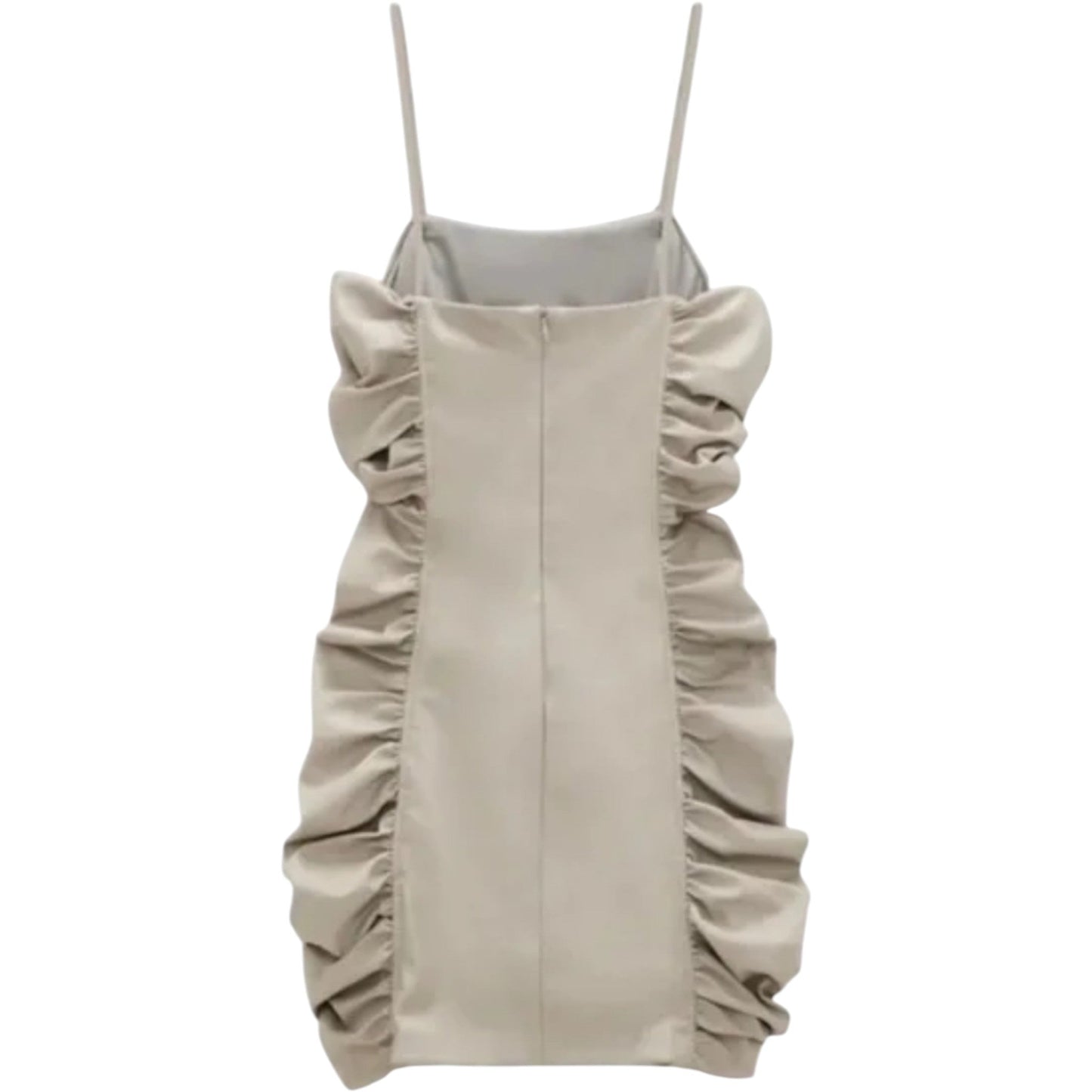 ZARA drapp ráncolt mini ruha