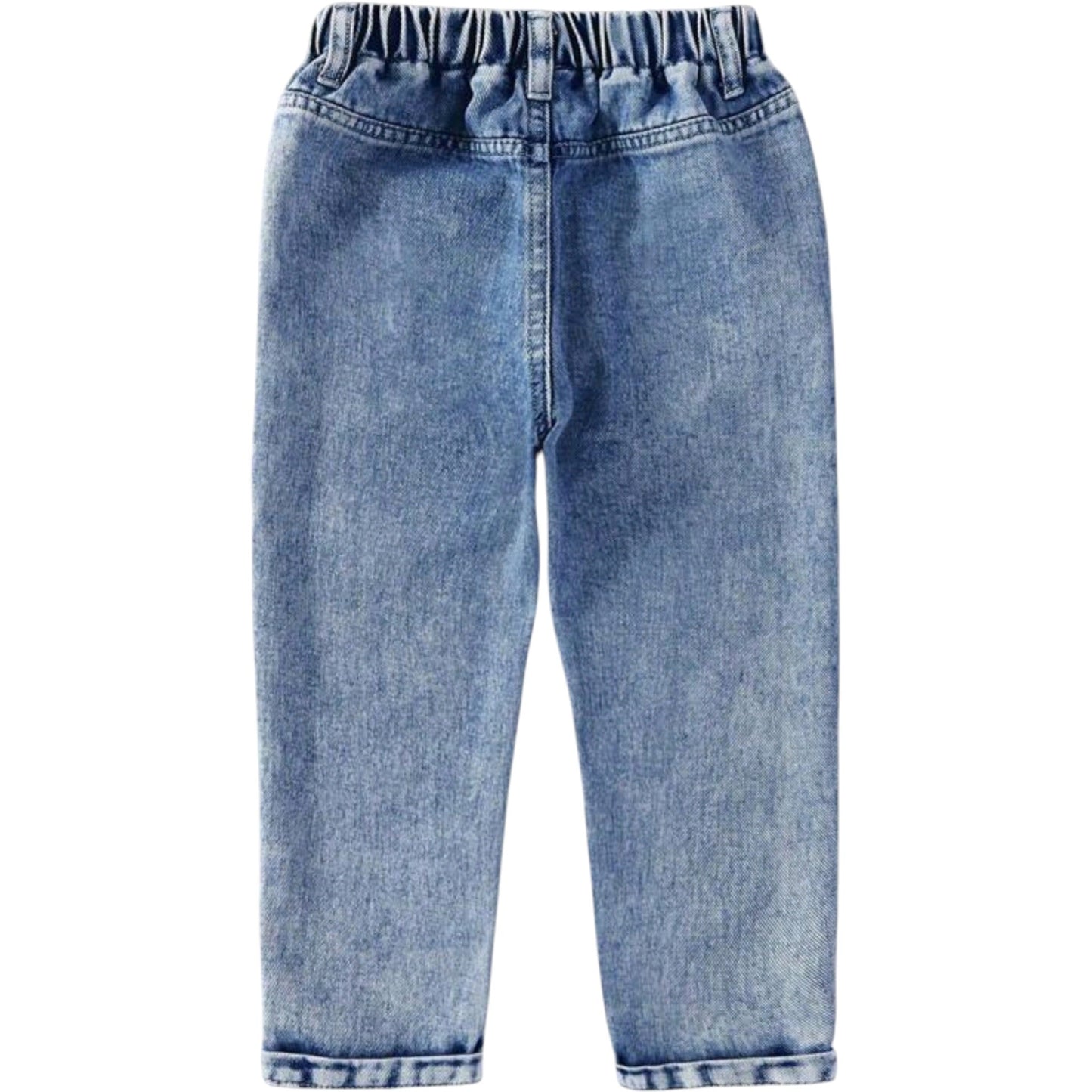 SHE kék virágos farmer nadrág