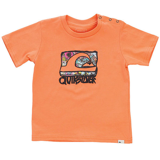 QUIKSILVER narancssárga mintás baba póló
