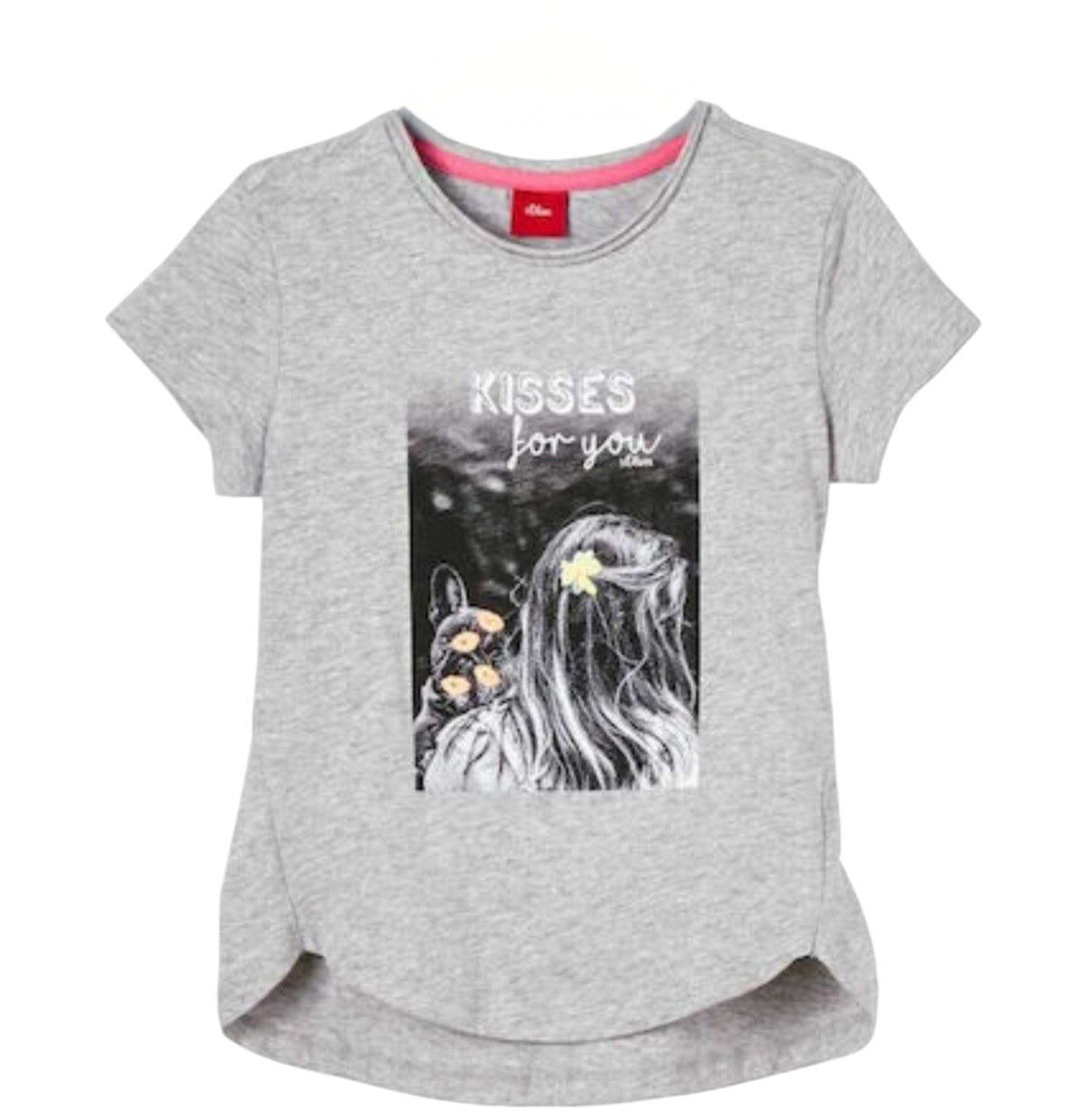 S. OLIVER zürke "Kisses for you" fotómintás póló