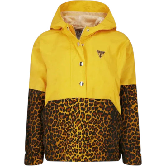 GUESS sárga leopárd mintás széldzseki