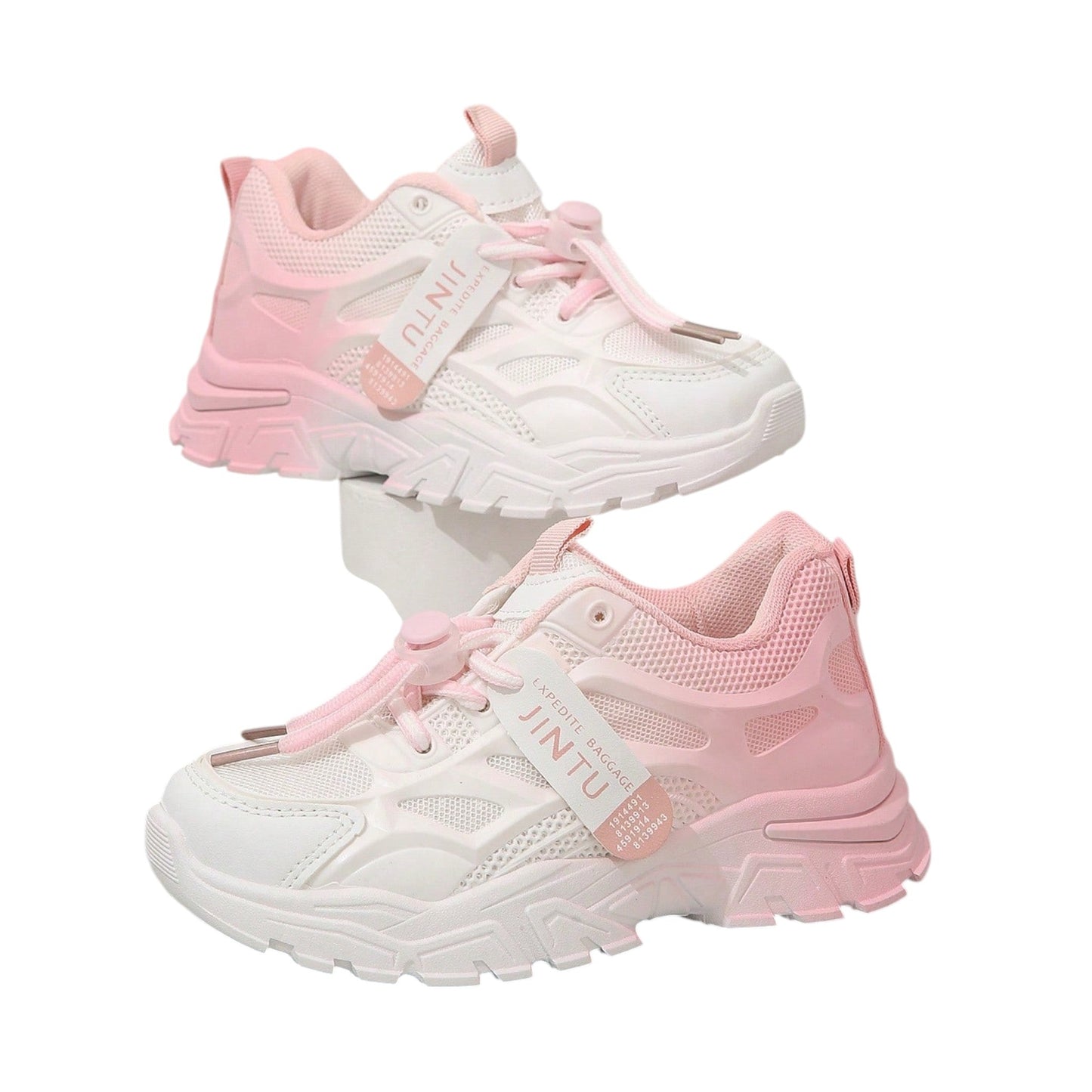 SHE rózsaszín ombre gyerek sportcipő