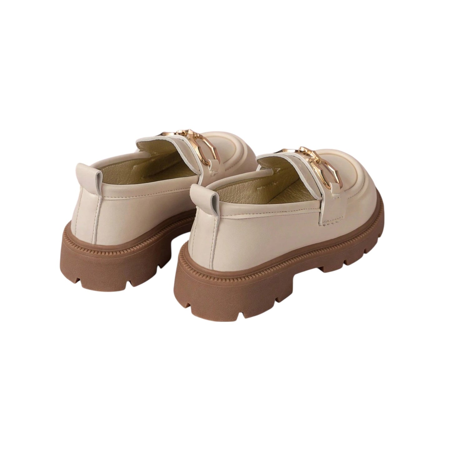 SHE bézs loafer cipő