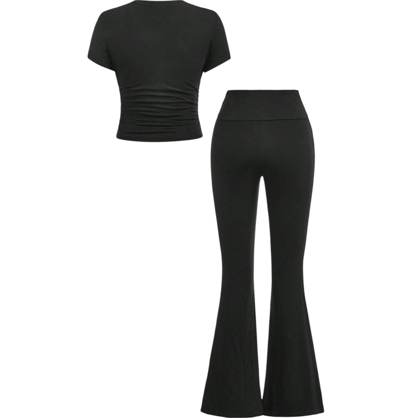 SHE fekete bordázott szett