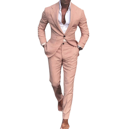 SHE púder slim fit öltöny