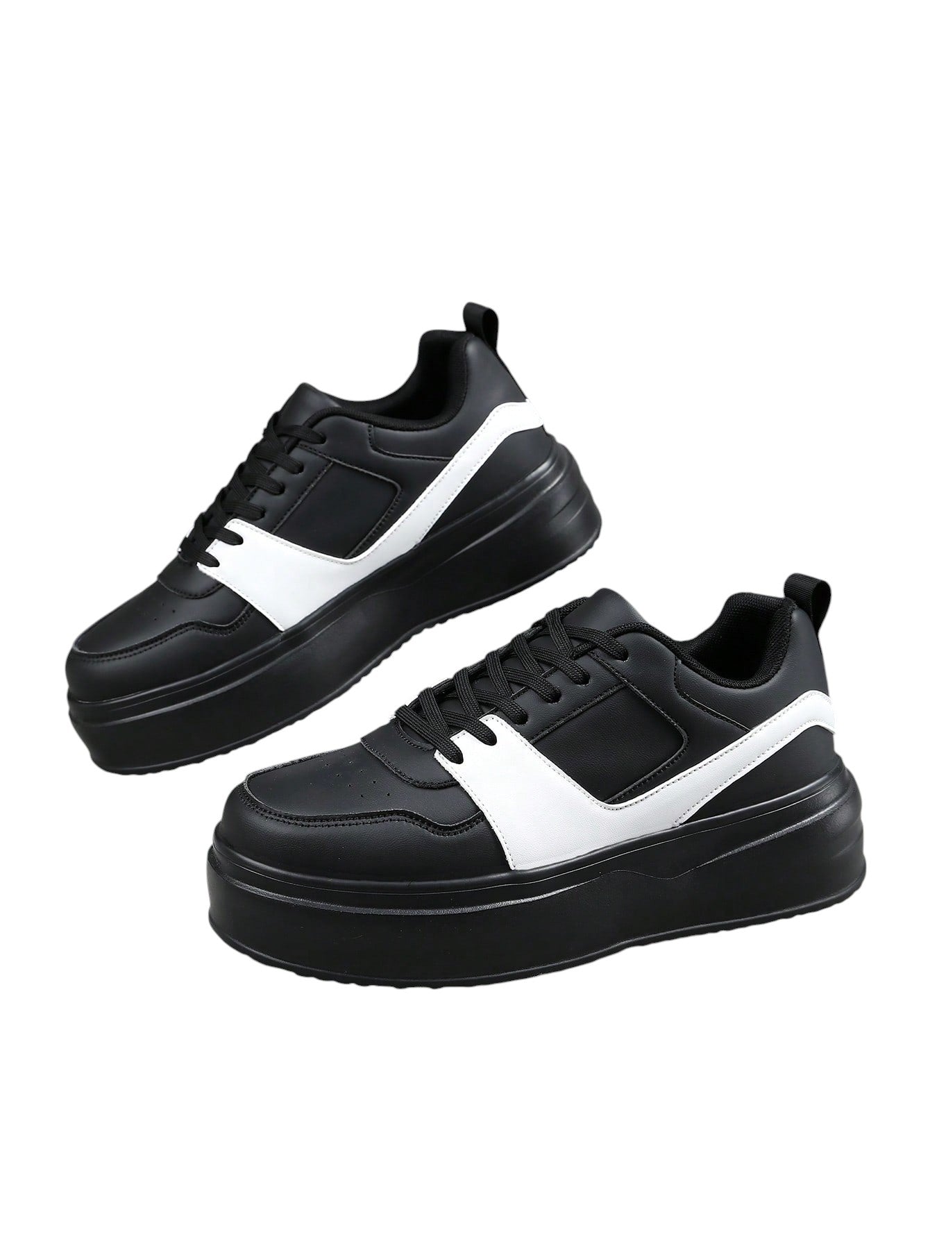 SHE fekete-fehér platform sneaker