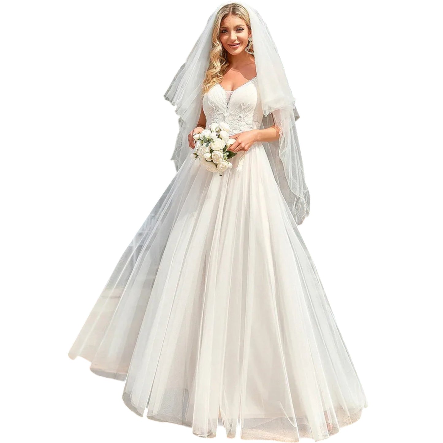 SHE fehér menyasszonyi ruha