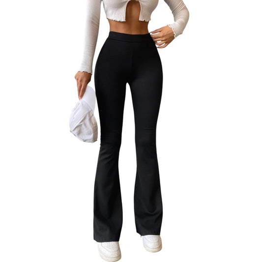 SHE fekete harangszárú nadrág