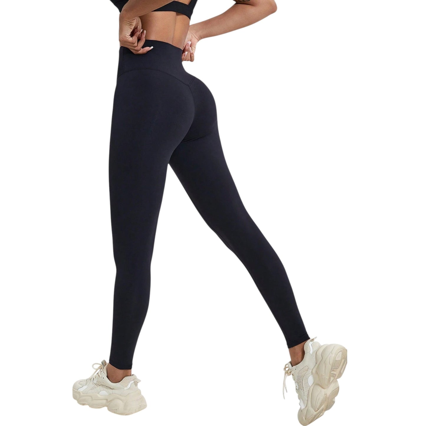 SHE fekete magas derekú leggings
