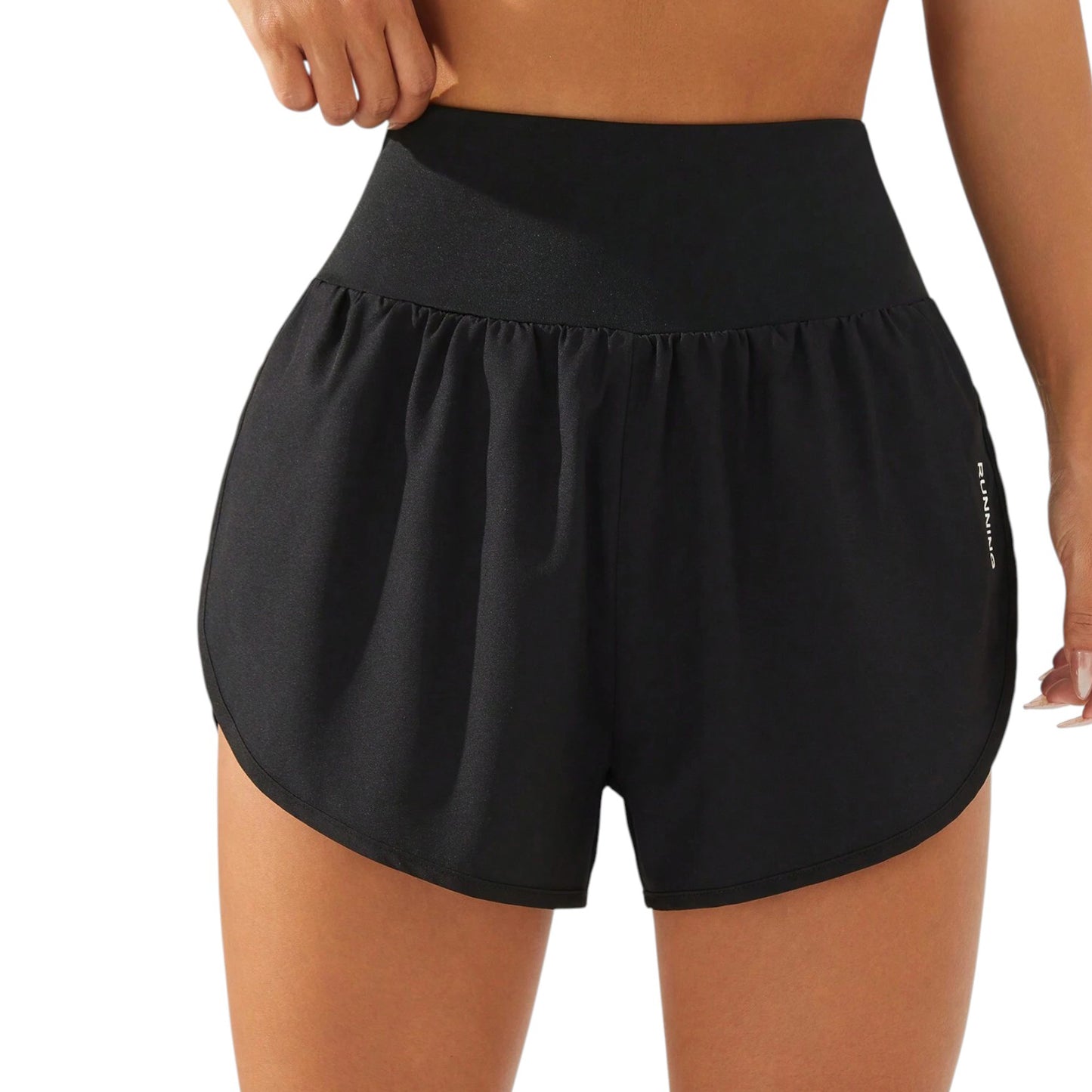 SHE fekete sportos mini szoknya