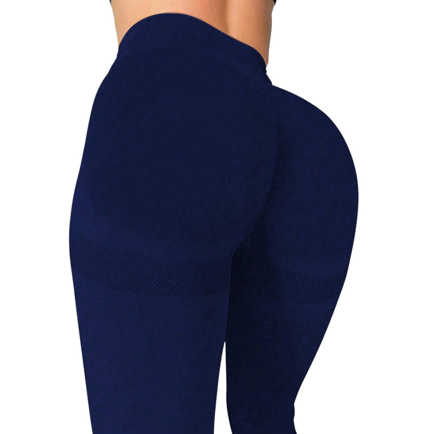 SHE sötétkék varrás nélküli leggings